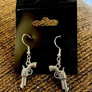 Revolver Earrings with Sterling Silver hooks